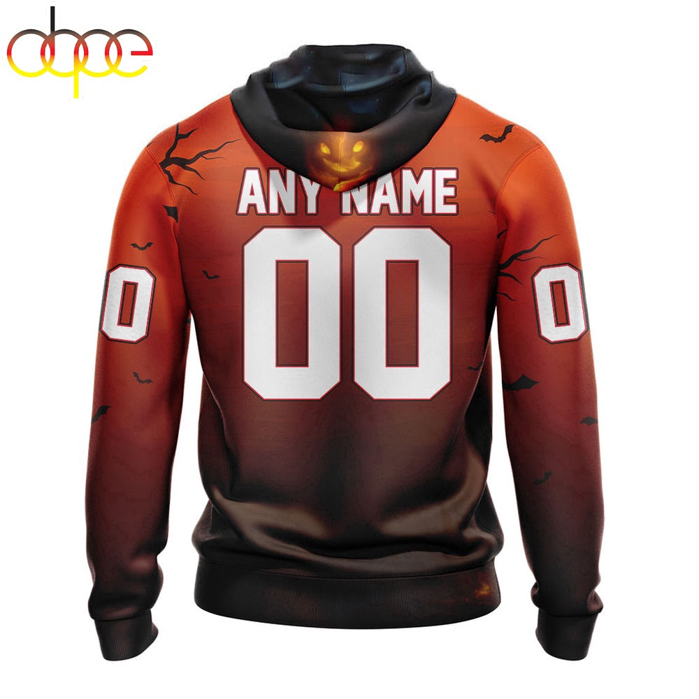 Custom Name And Number New Orleans Saints Special Death Halloween Hoodie