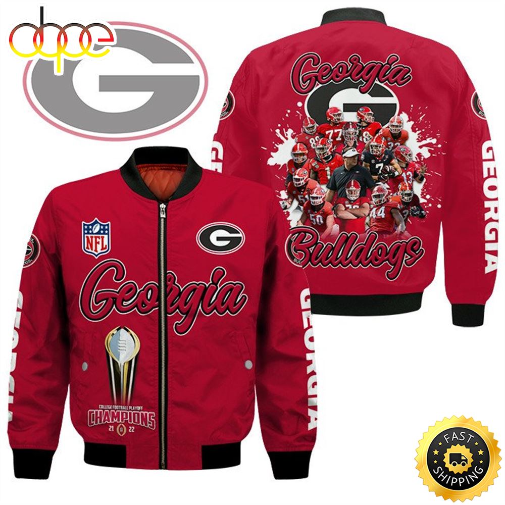 Georgia Bulldogs Players Nfl Bomber Jacket